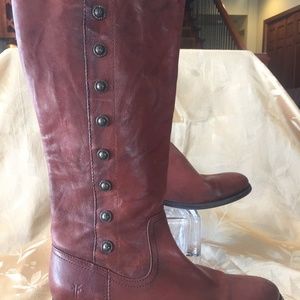 Frye brown leather riding boots-size 7